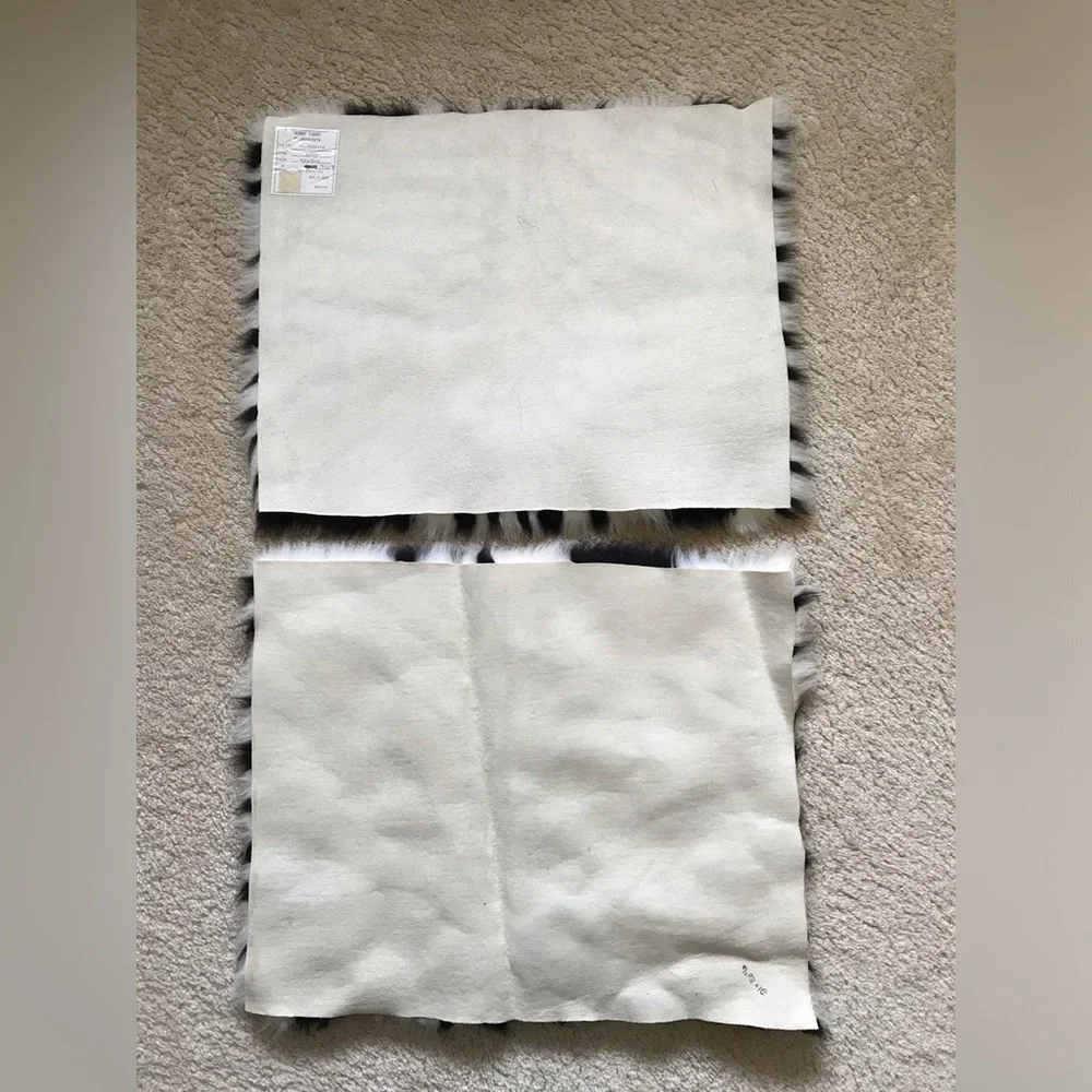 Fur Collection Zebra Rug Set - Picture 2 of 4